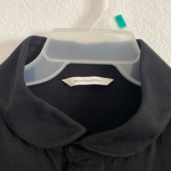 SUIT SUPPLY Custom Made Classic Black Men's Polo Shirt - Picture 2 of 9